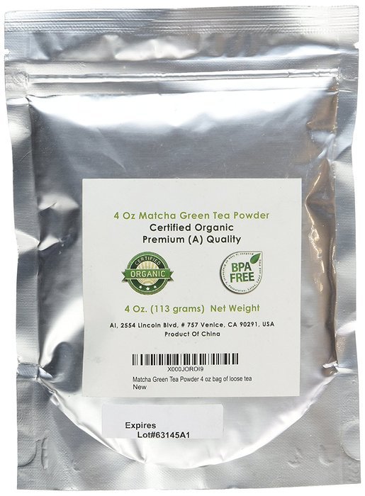 MatchaDNA Organic Culinary Matcha Green Tea Powder 16 oz N5 free image