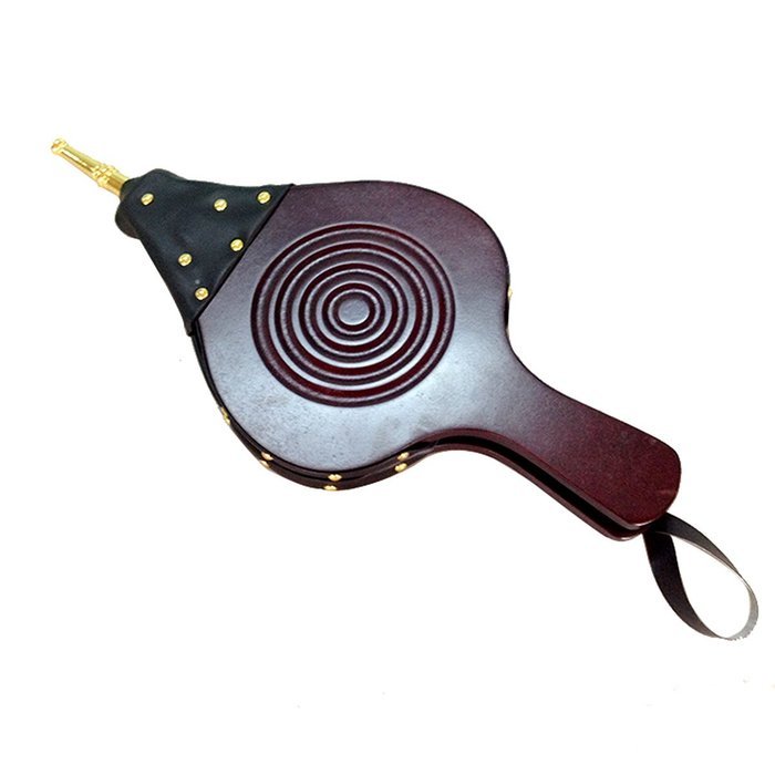 JOYOOO Traditional Fireplace Bellows Fan Wood Vintage Antique Dark