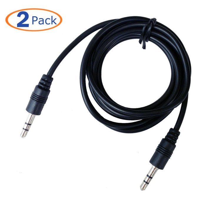 Conwork 30 Feet 3.5mm Headset Audio Cable Male to Male Stereo AUX Extension Cable N2 free image