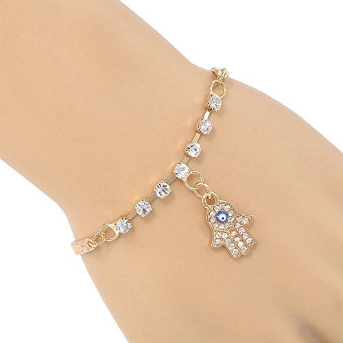 Charm Women Crystal Rhinestone Gold Plated Bracelet Bangle Fashion