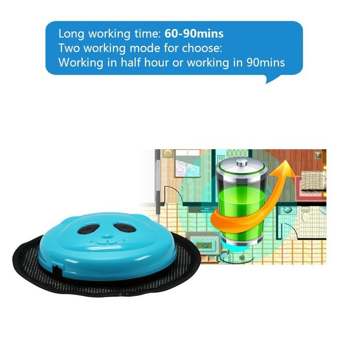 Floor Mopping Robot Pet Hair Robotic Cleaner with Replacement Cleaning