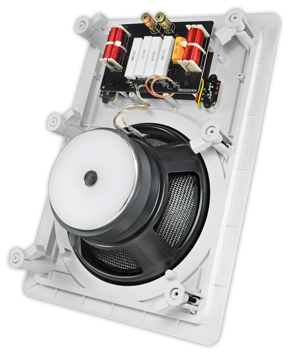 OSD Audio MKW850 8inch Kevlar Home Theatre InWall Speaker with Bass