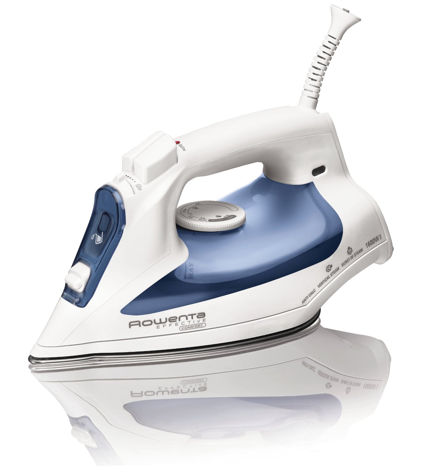 Rowenta DW2070 Effective Comfort 1600Watt Steam Iron Stainless Steel