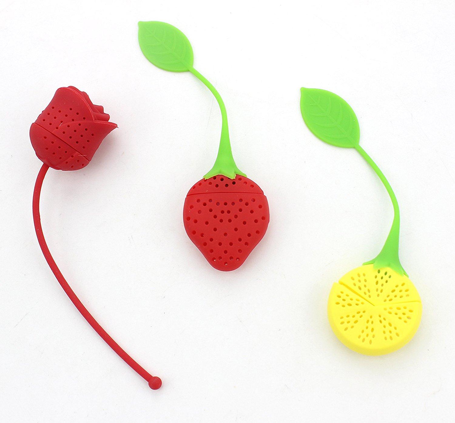 Fruit Tea Strainer Cute Silicone Tea Strainers Strawberry
