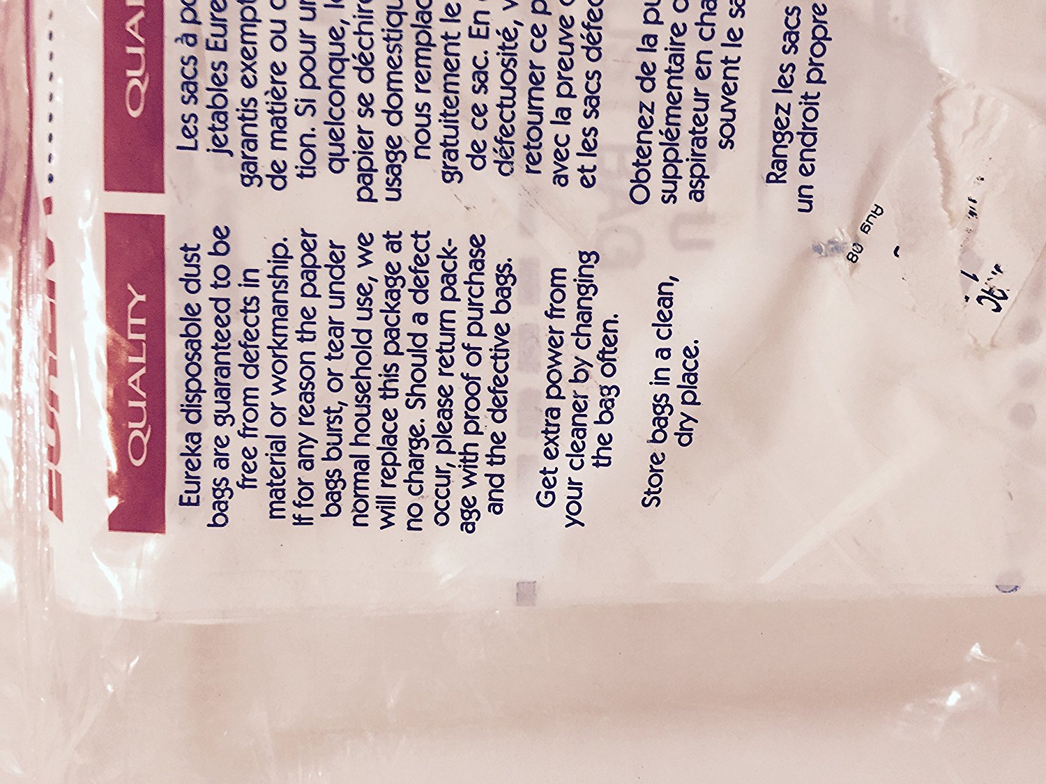 Genuine Eureka Style U Vacuum Bags 10 Pack N4 free image download