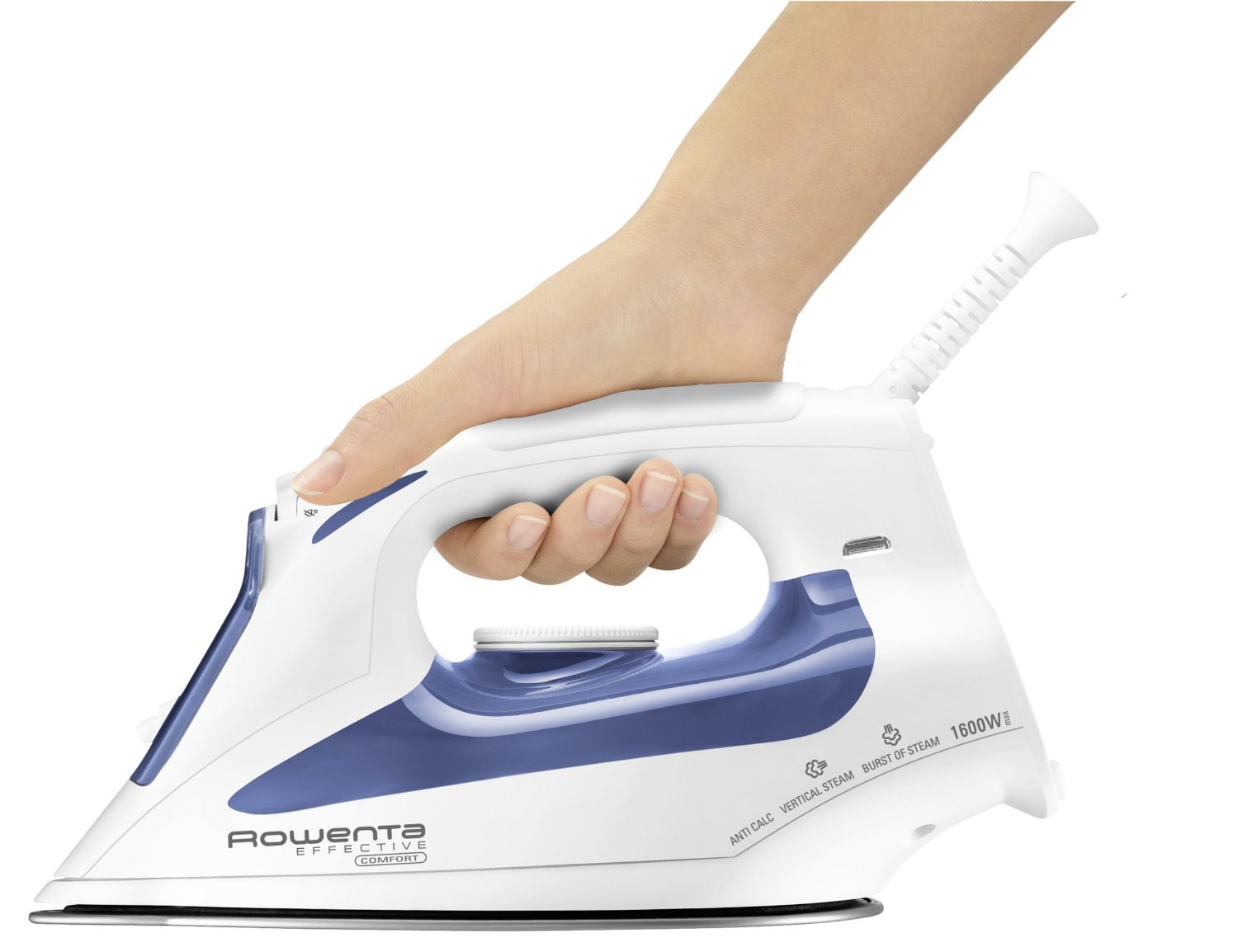 Rowenta DW2070 Effective Comfort 1600Watt Steam Iron Stainless Steel