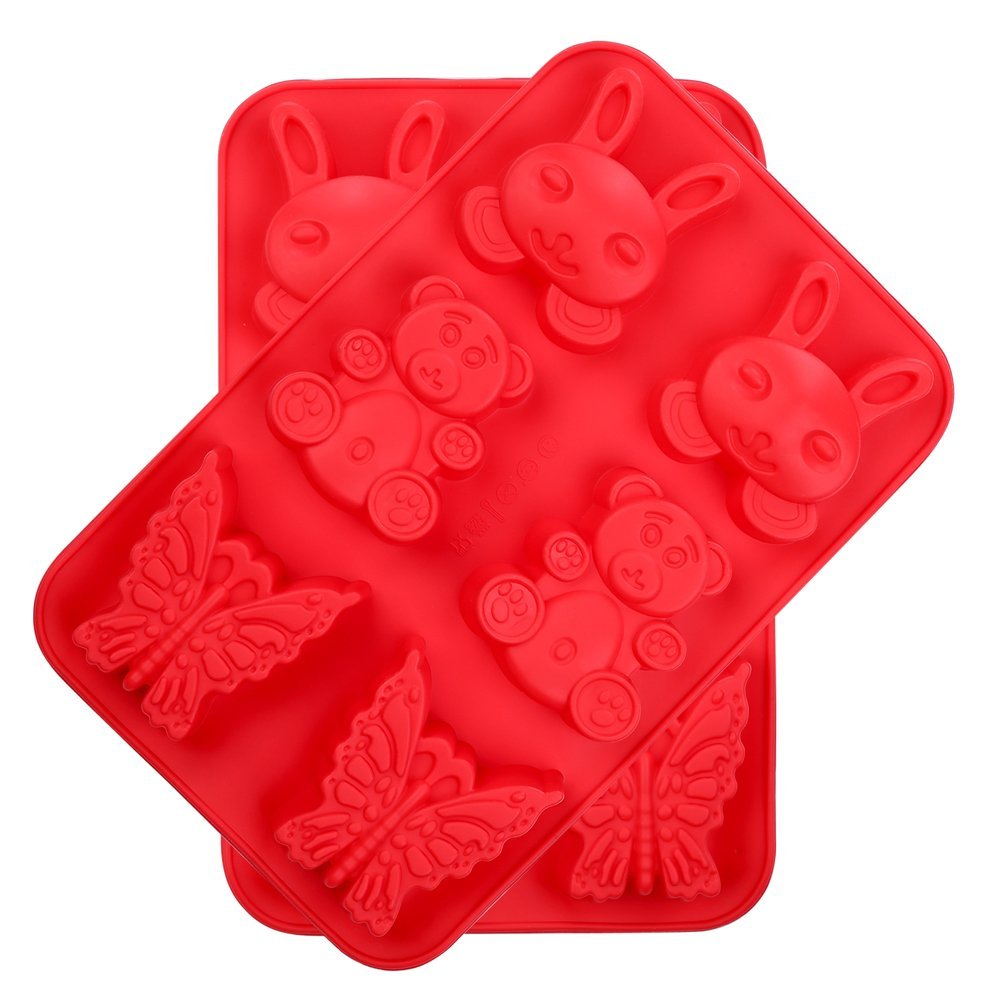 Crystallove Novelty Silicone Cake Mold Muffin Pudding Jelly Bakeware