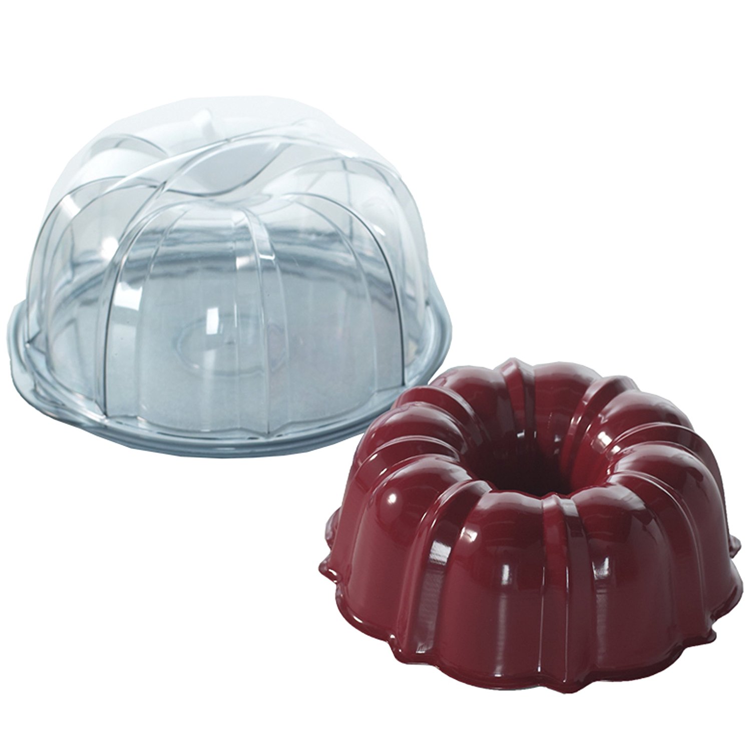 Nordic Ware Bundt Translucent Dome Cake Keeper Colors May Vary free image download