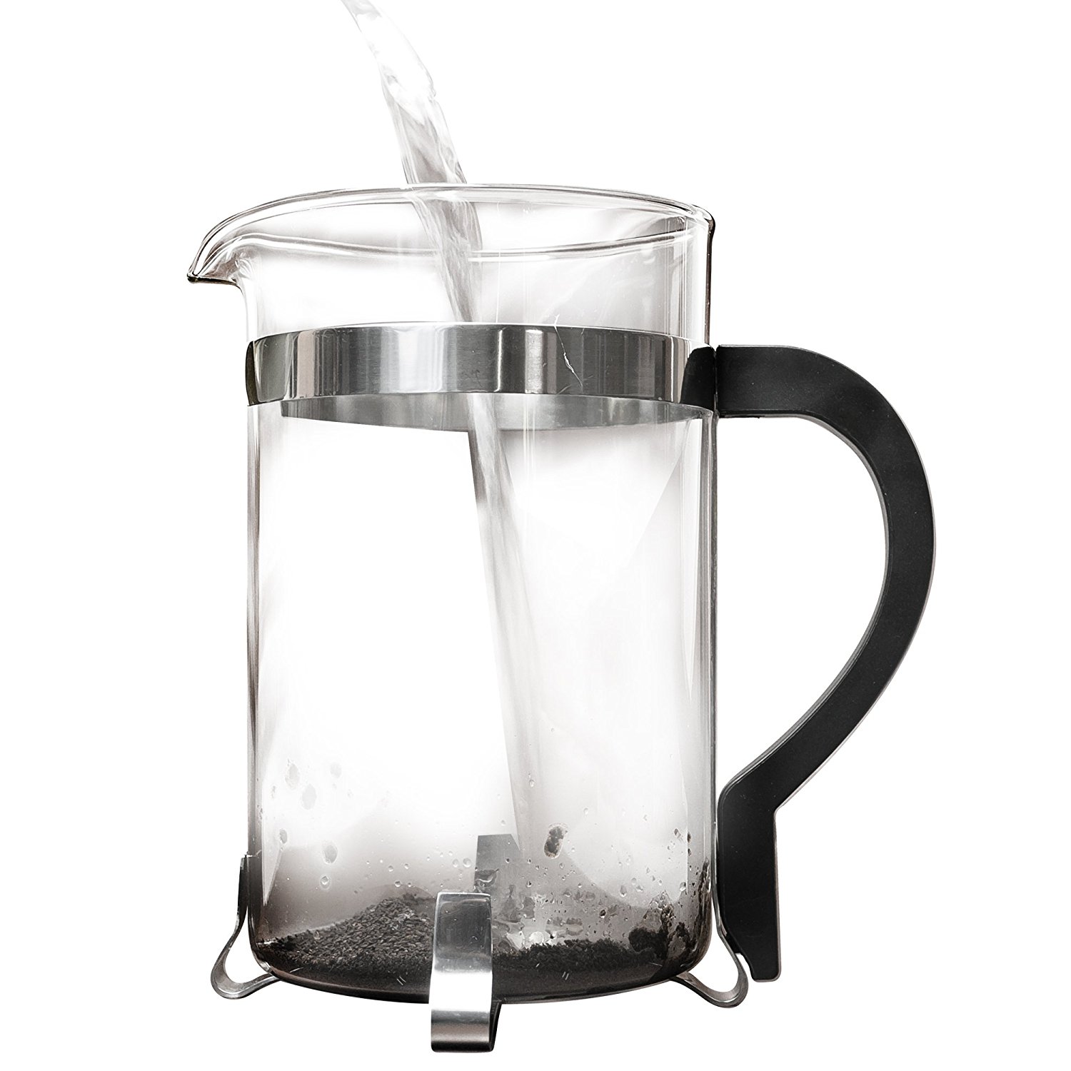 Primula 4Cup Classic Coffee Press Borosilicate Glass and Stainless