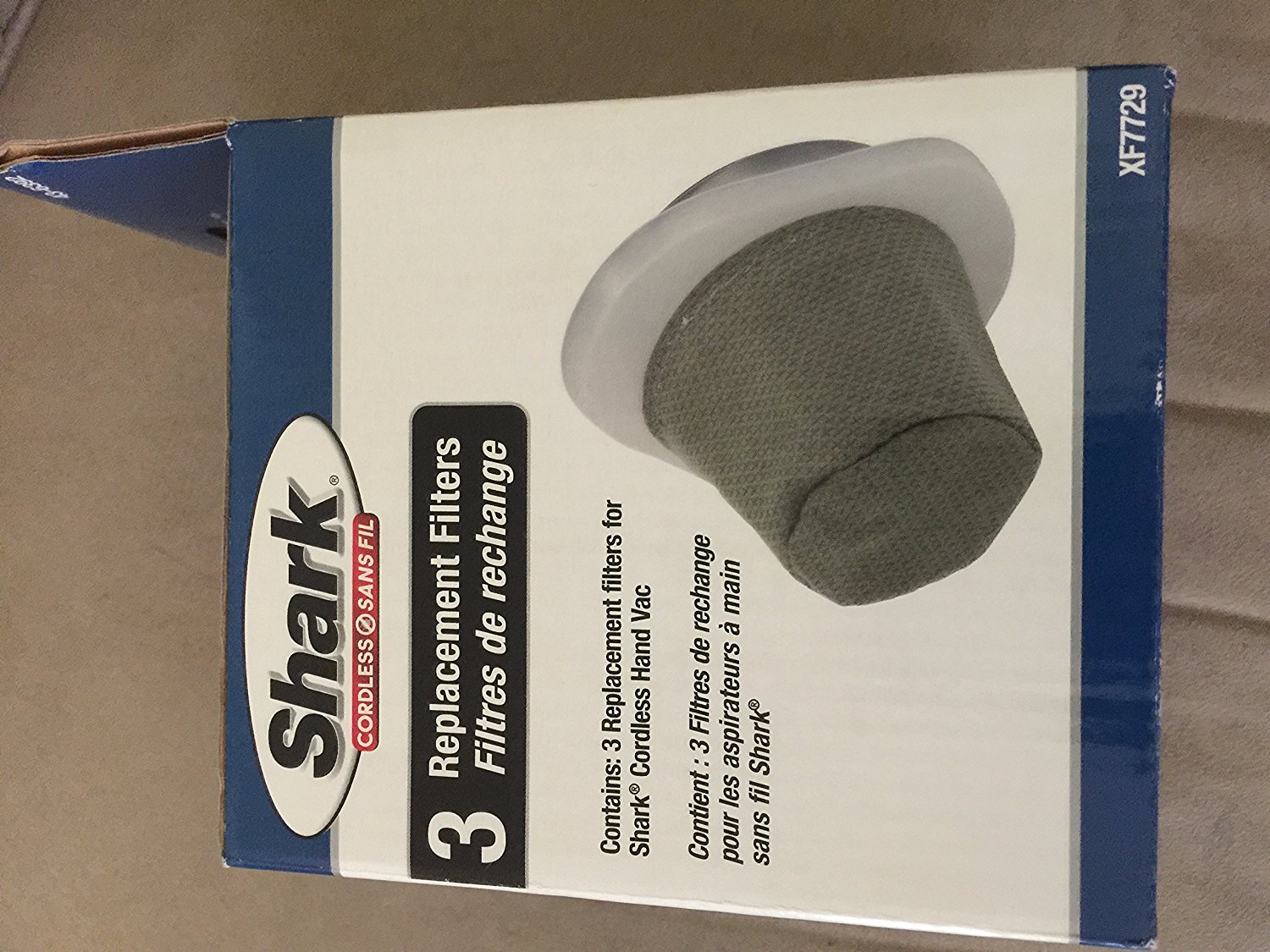 EuroPro XF7729 Shark Cordless Hand Vacuum Replacement Dust Cup Filter