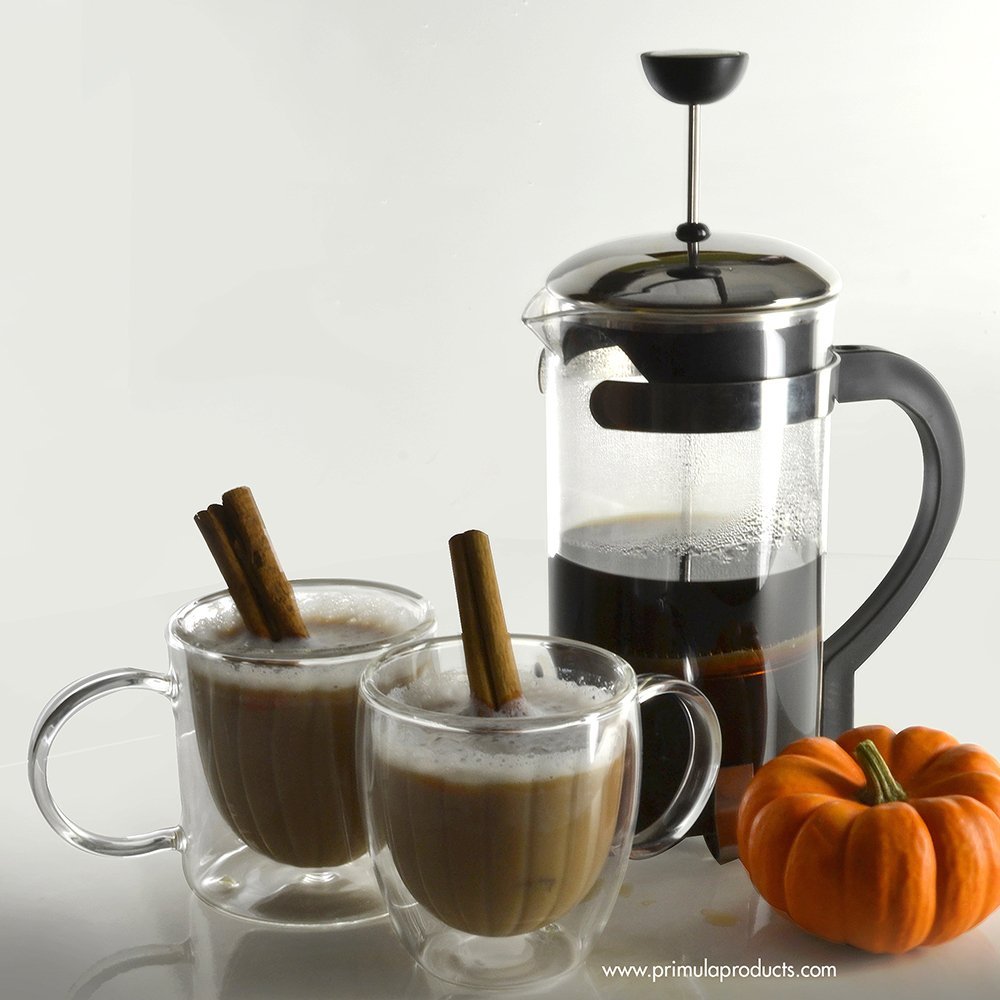 Primula 4Cup Classic Coffee Press Borosilicate Glass and Stainless