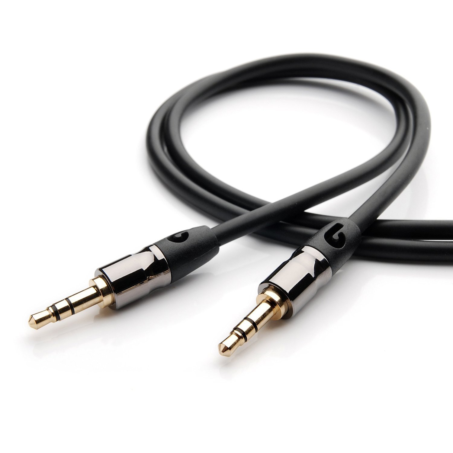 PlugLug 4FT 3.5mm Male to Female Premium Auxiliary Audio Cable for