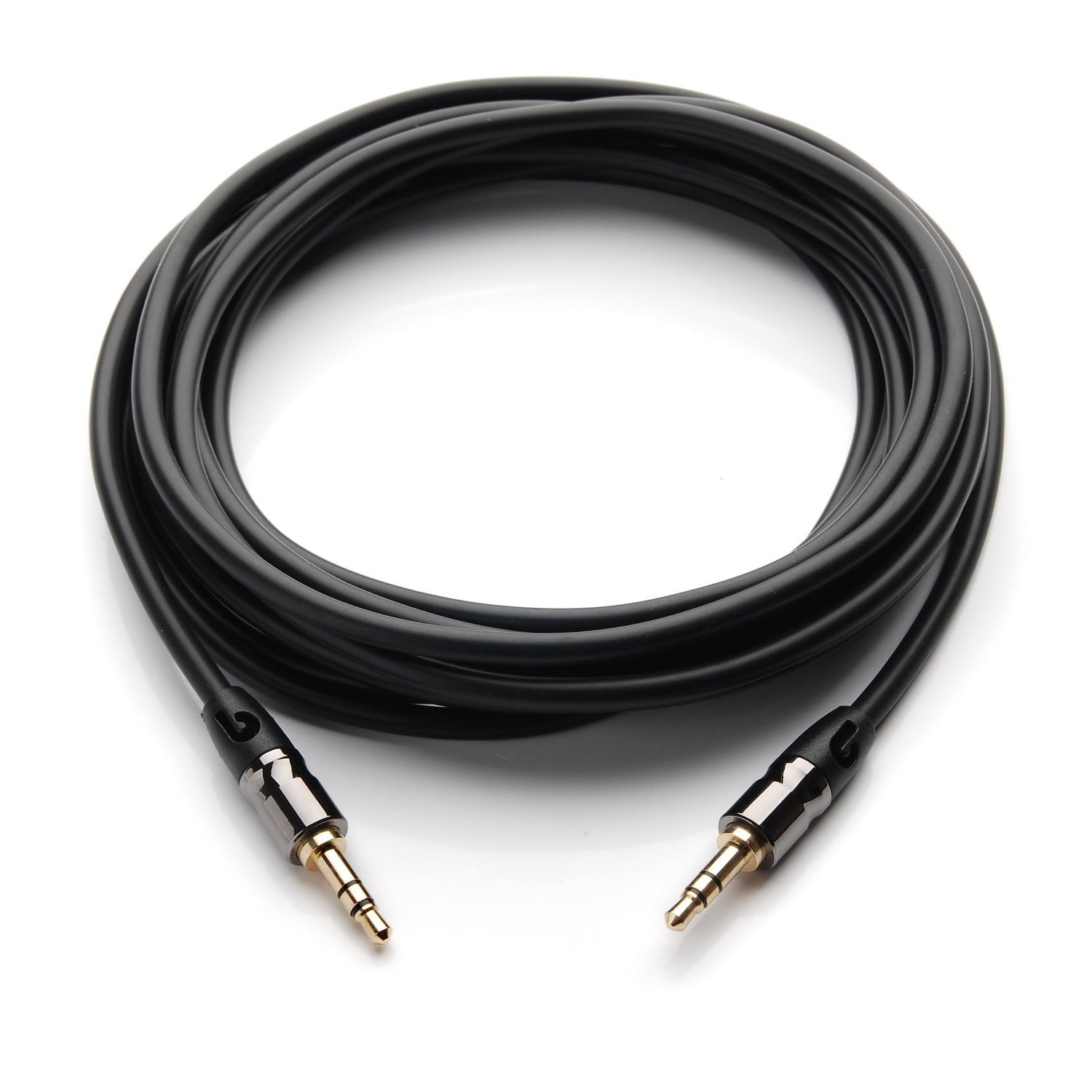 PlugLug 4FT 3.5mm Male to Female Premium Auxiliary Audio Cable for