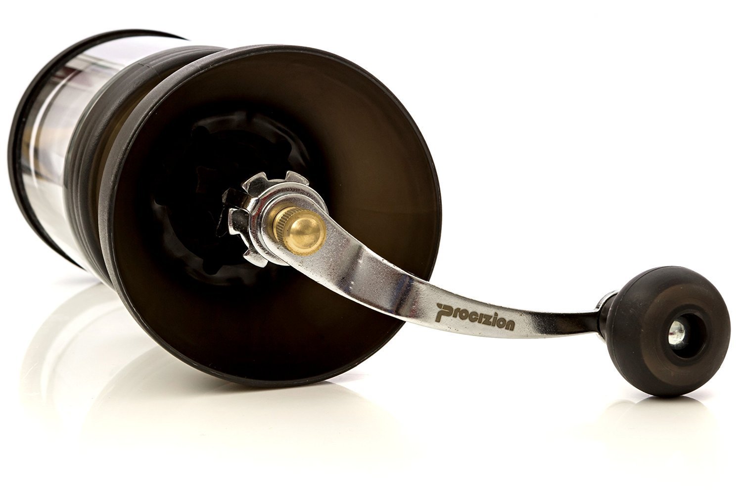 Manual Burr Coffee Grinder for Bean and Spices, Adjustable Hand Crank