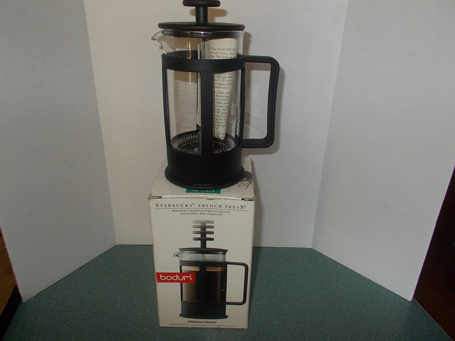 BODUM FRENCH COFFEE PRESS(STARBUCKS)BLACK free image download