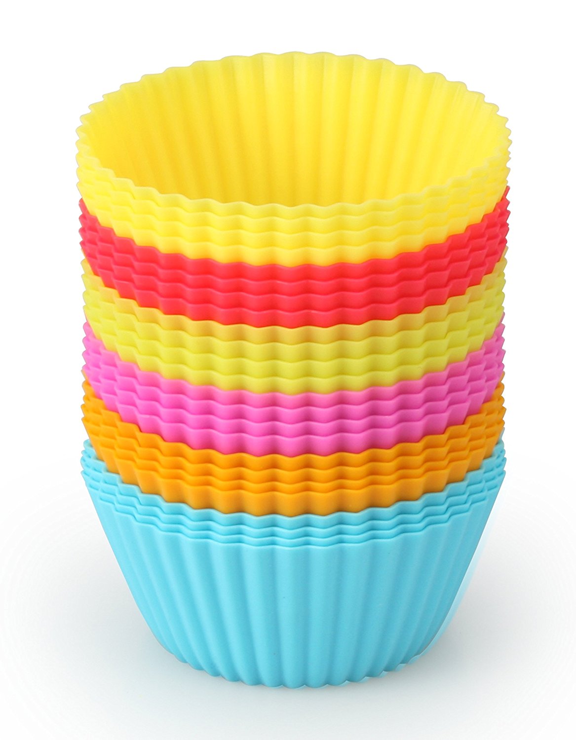 Artestia Premium Nonstick Silicone Baking Cups / Cupcake Liners with