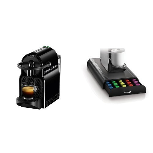 Nespresso Inissia Espresso Maker, Black and Mind Reader "Anchor"Coffee