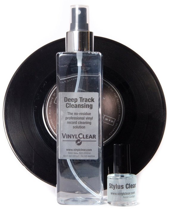 Vinyl Record LP & Stylus Cleaning Kit with Microfibre Cloth by Vinyl