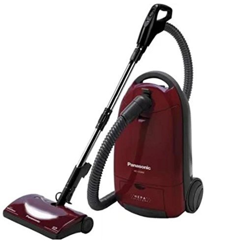 Panasonic Canister Vacuum Cleaner, Burgundy, free image download