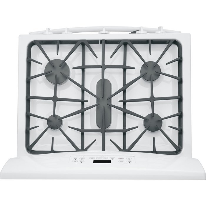 GE JGB650DEFWW 30" White Gas Sealed Burner Range free image download