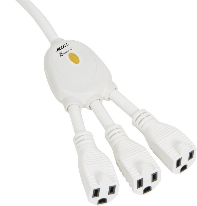 Accell D080B009K, PowerSquid 5Outlet Surge Protector with Power