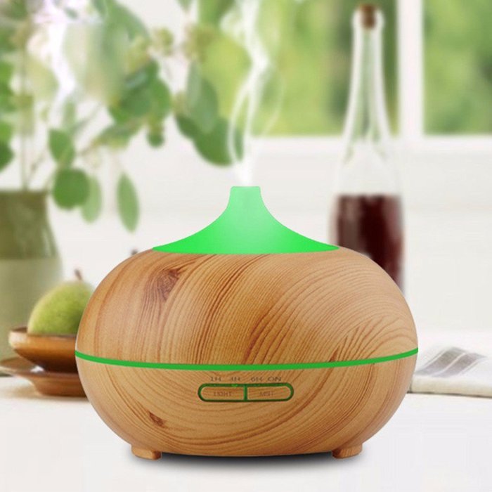 Aroma Diffuser,EIVOTOR 300ML Wood Grain Essential Oil Diffuser Electric
