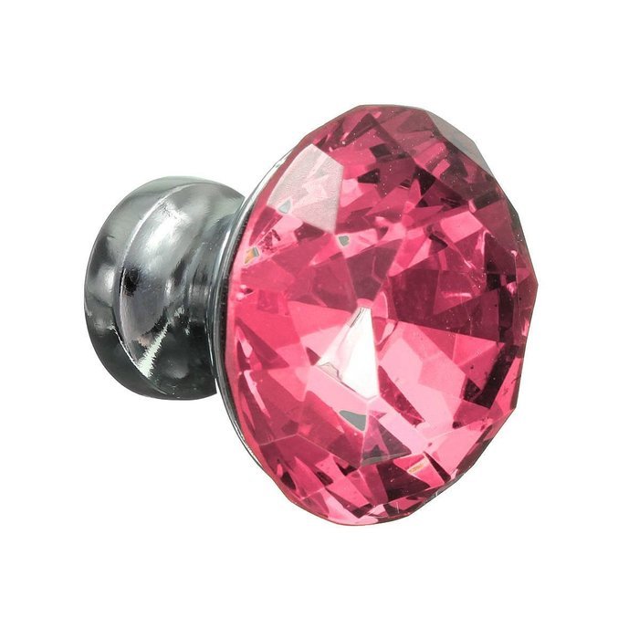 KINGSO 10pcs Crystal Glass Cupboard Wardrobe Knob Door Drawer