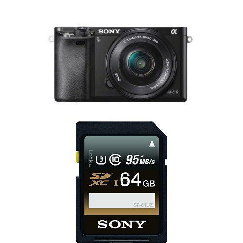 Sony Alpha a6000 Interchangeable Lens Camera with 1650mm Power Zoom