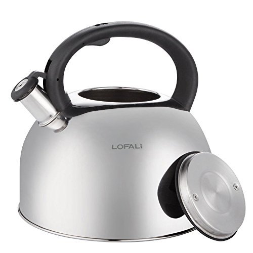 Stainless Steel Tea Kettle with Whistle, 5Quart N3 free image download