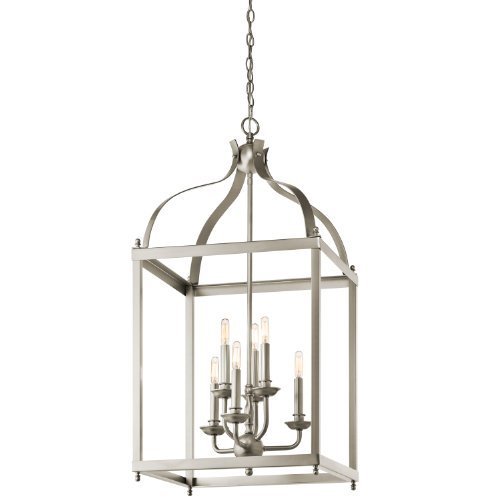 Kichler Lighting 42568NI Larkin 6Light Foyer Pendant, Brushed Nickel