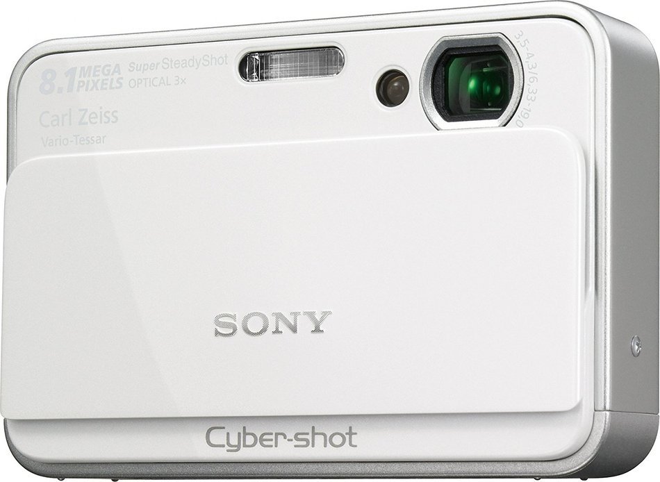 Sony Cybershot DSCT2 8MP Digital Camera with 3x Optical Zoom (Black