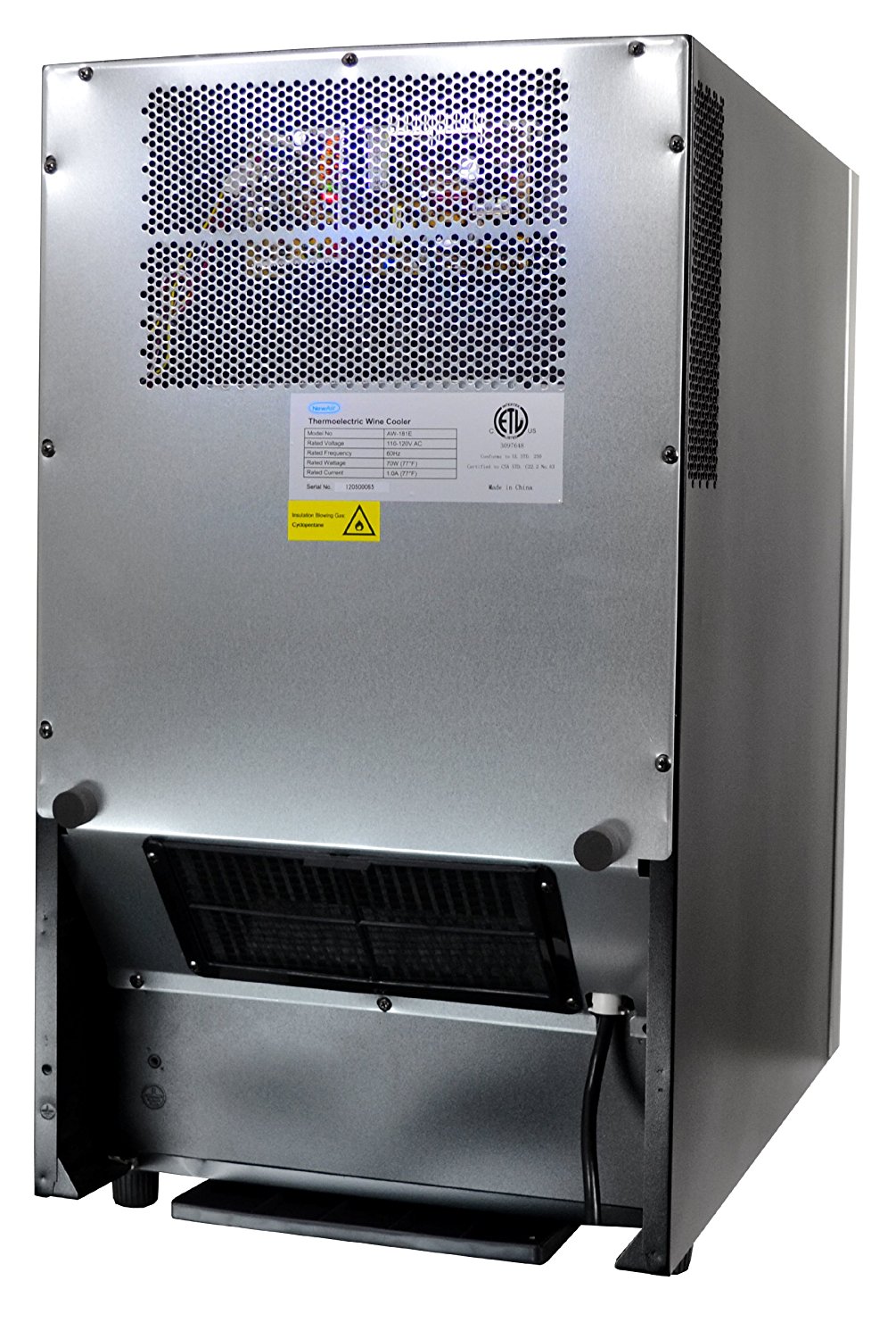 NewAir AW281E 28 Bottle Thermoelectric Wine Cooler N10 free image download