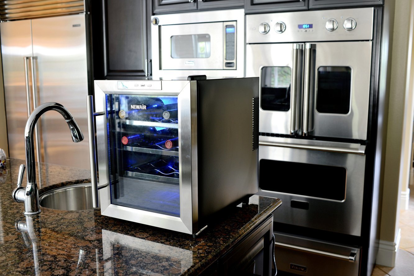 NewAir AW281E 28 Bottle Thermoelectric Wine Cooler N11 free image download