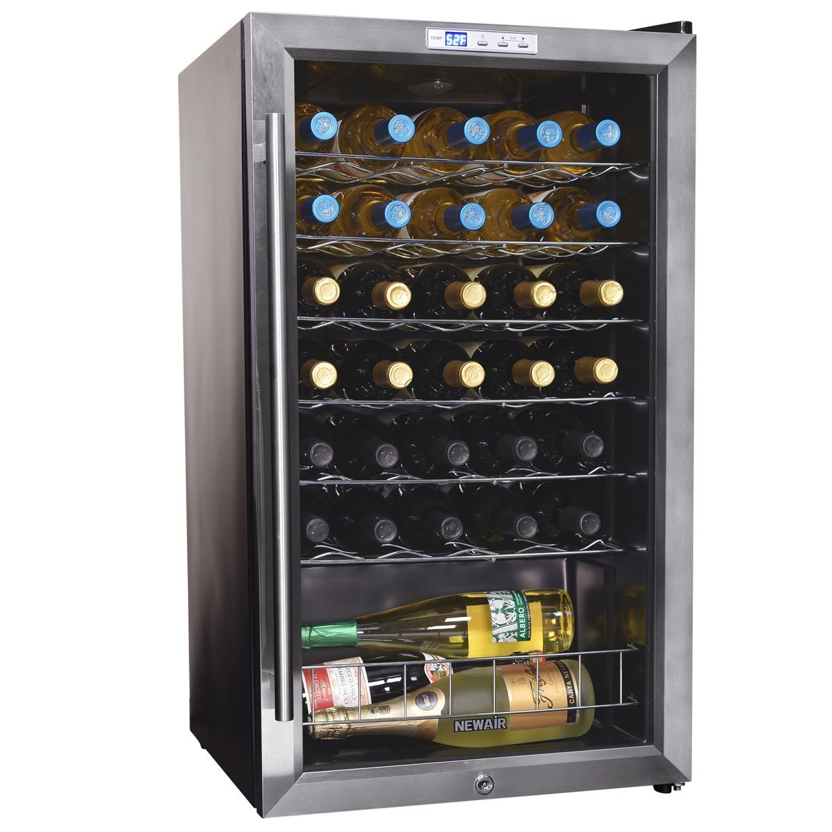 NewAir AW281E 28 Bottle Thermoelectric Wine Cooler N12 free image download