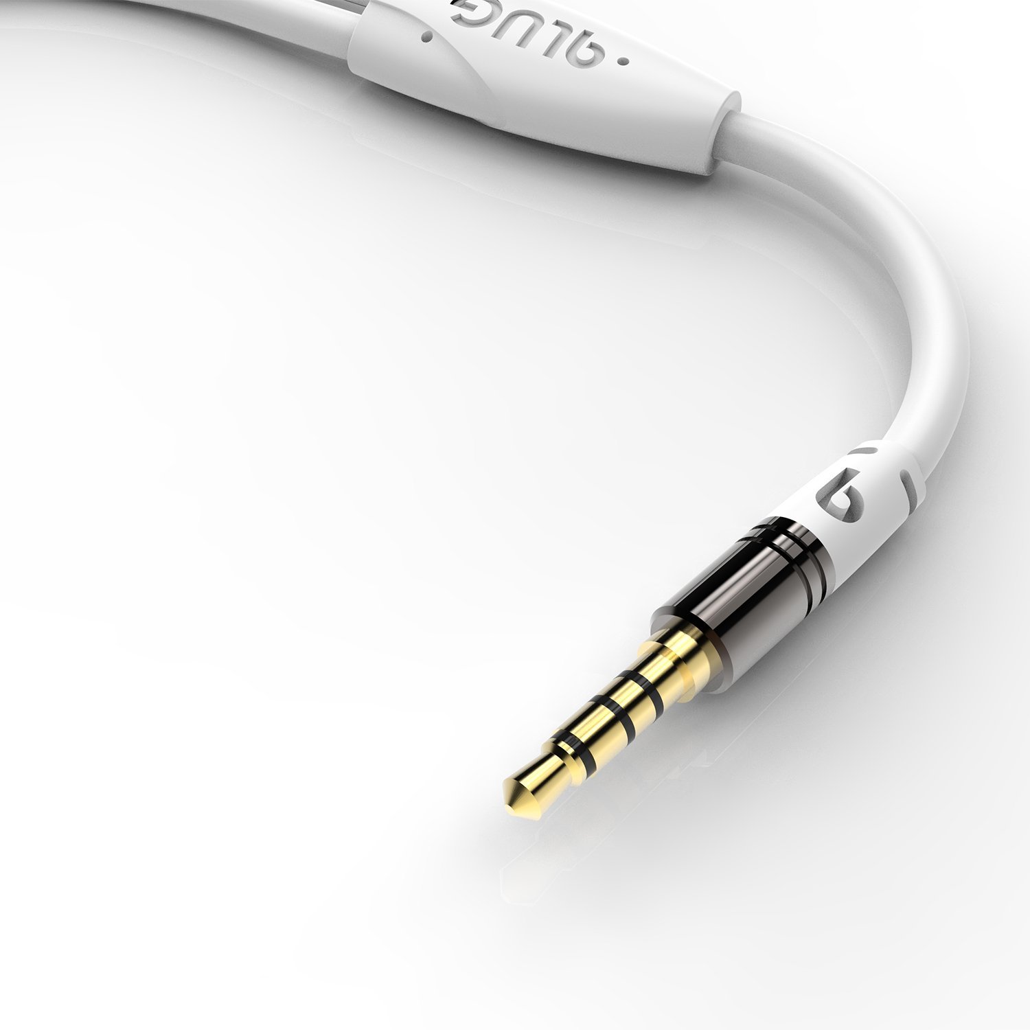 PlugLug 4FT 3.5mm Male to Female Premium Auxiliary Audio Cable for