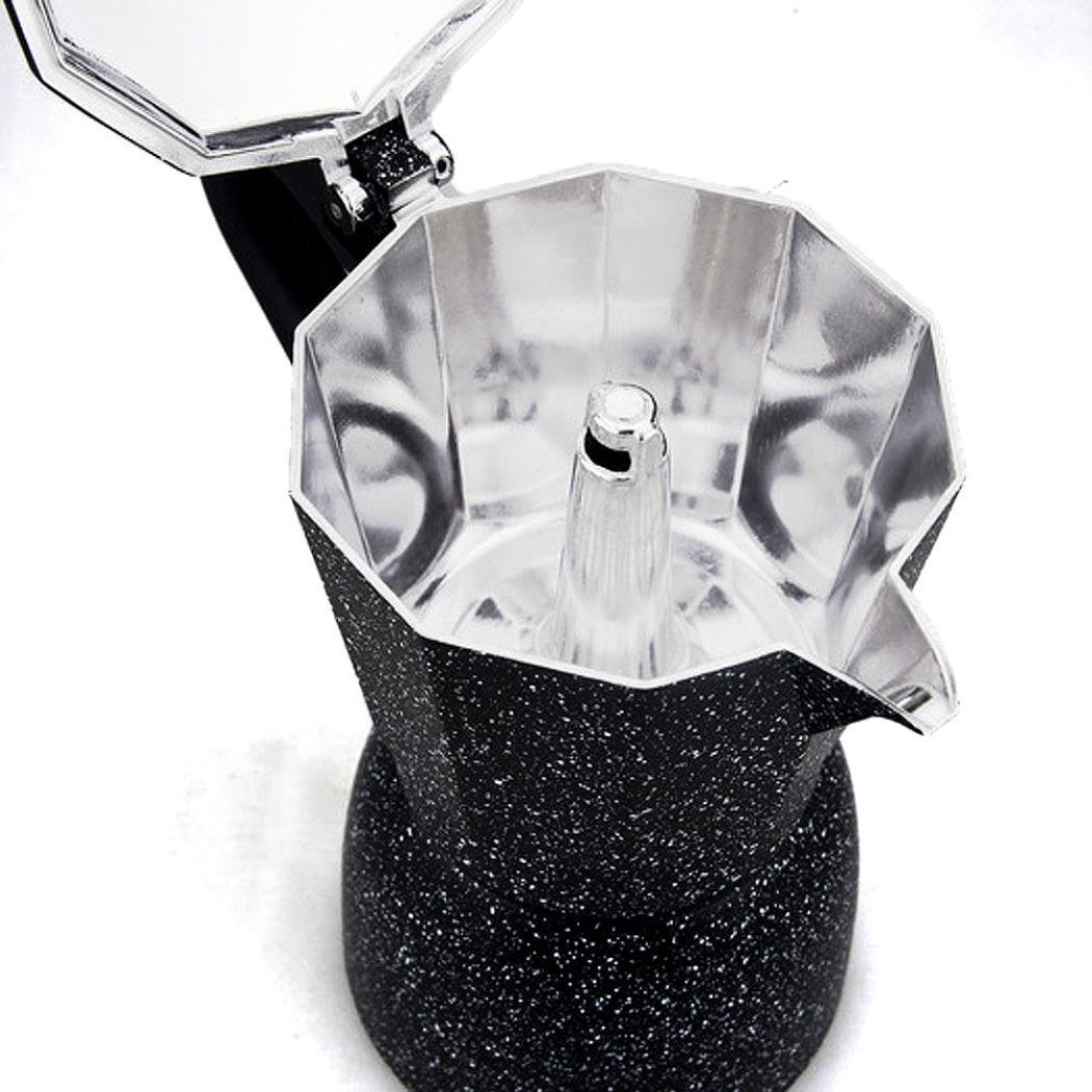 Moka Espresso Maker, Sayhi 240ML Color Aluminum Stovetop Espresso Pot