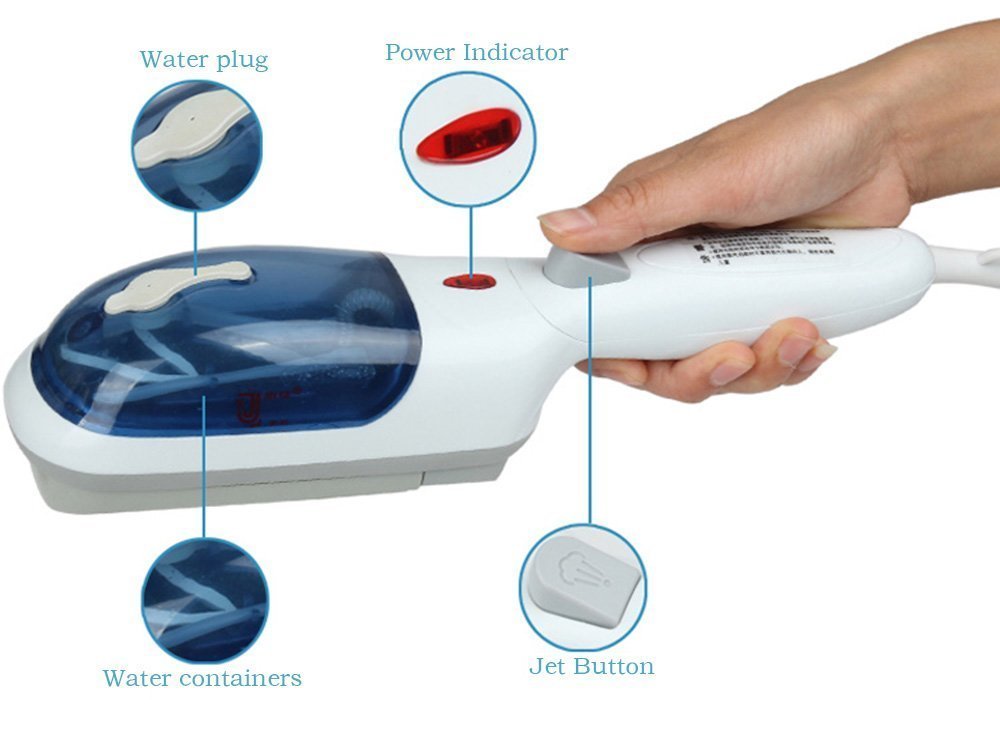 WILLON Steamer Brush, Laundry Clothes Suit Electric Steamer, Portable