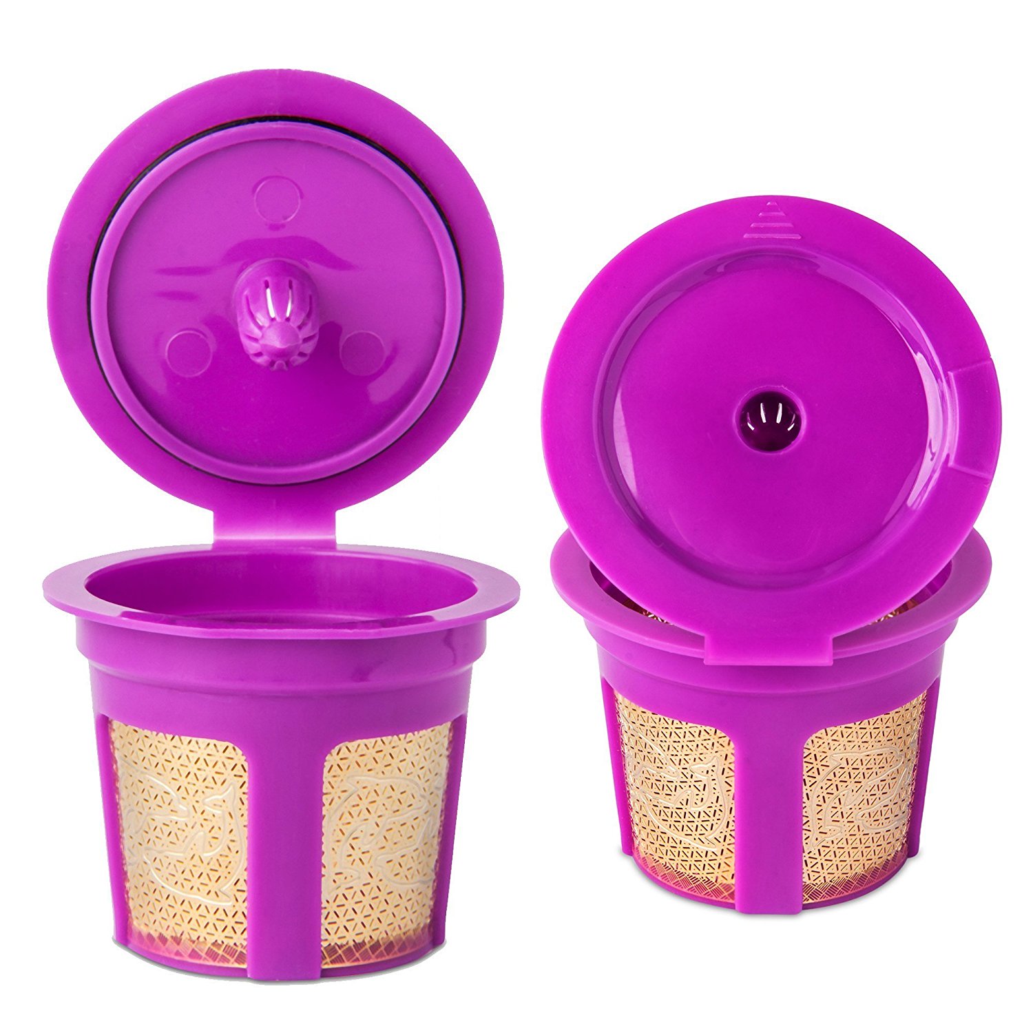 Brewneo 2 Reusable K Cup Coffee Filters for Keurig 2.0 K200, K300