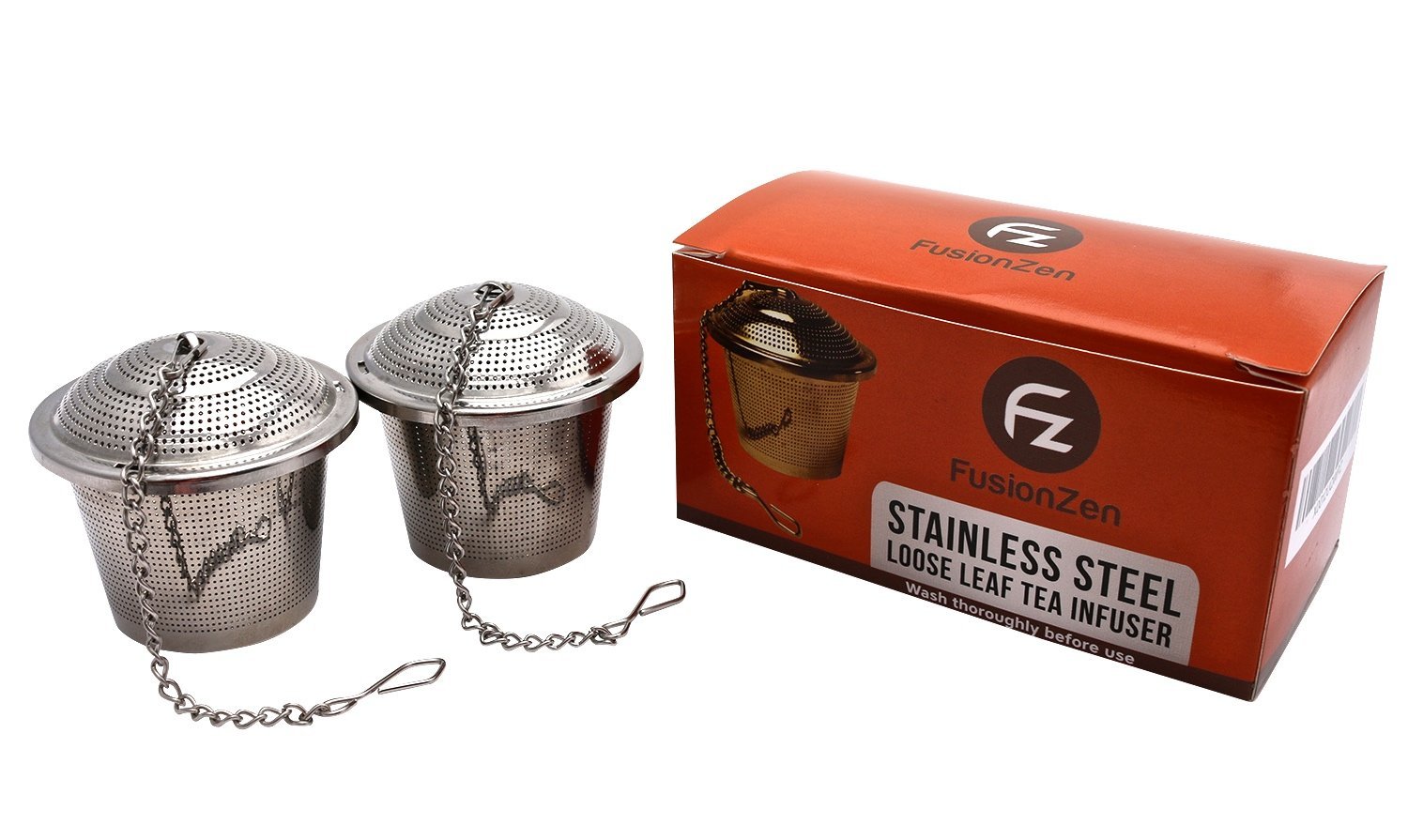 Loose Leaf Tea Strainer Steeper Infuser (Set of two). Food Grade
