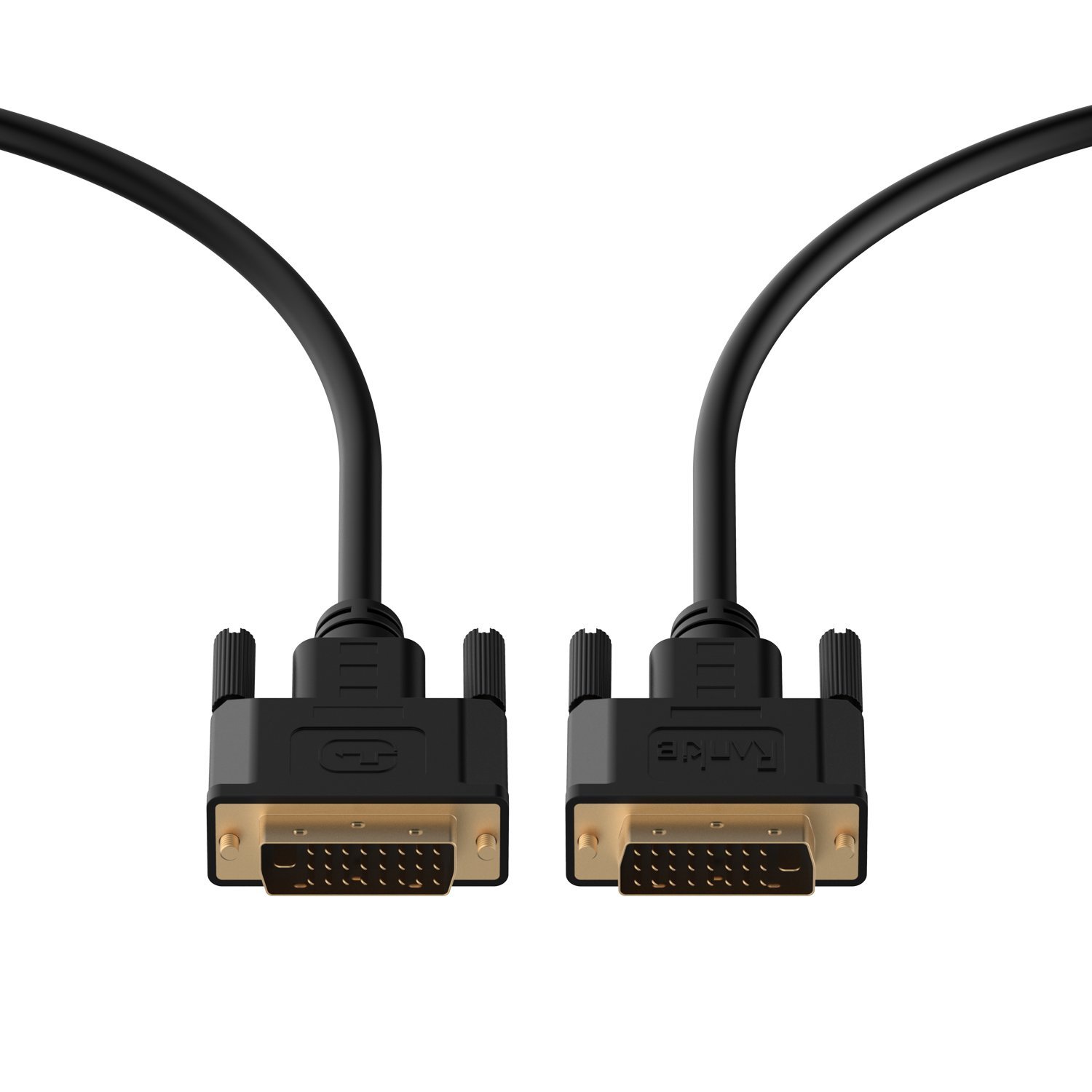 DVI Cable, Rankie DVI to DVI Monitor Cable Male to Male 6 Feet (Black