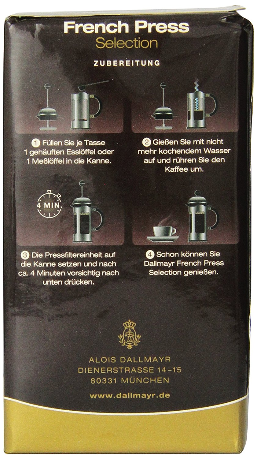 Dallmayr French Press Ground Coffee, 8.8 Ounce free image download