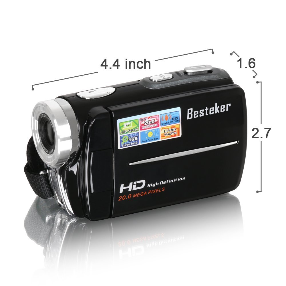 Camcorders, Besteker Portable Digital Video Camcorder HD Max 20.0 MP