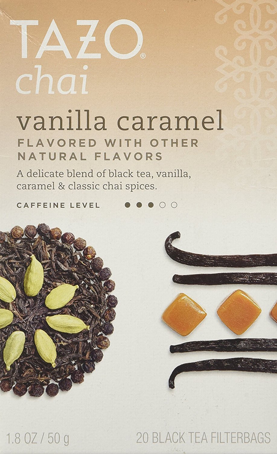 Tazo Chai Tea Vanilla Caramel 20 Tea Bags free image download