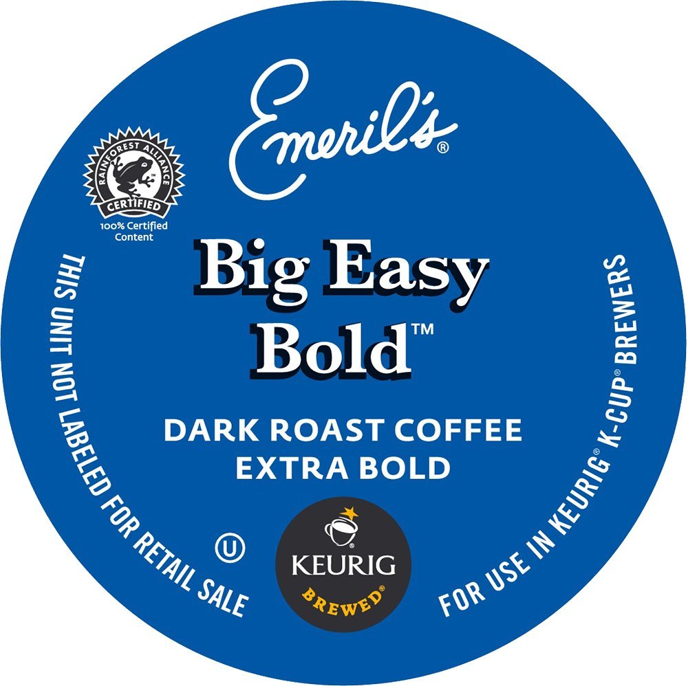 Emeril's Big Easy Bold Coffee KCup Portion Pack for Keurig Brewers, 24