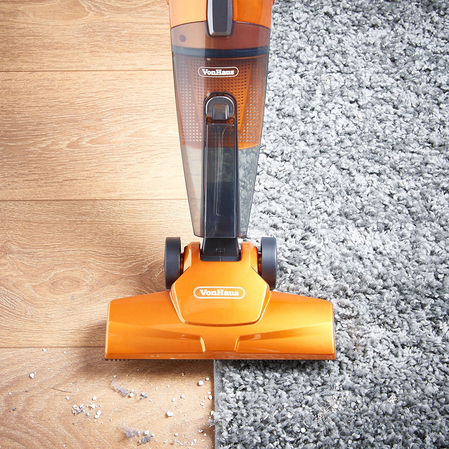 VonHaus 2 in 1 Corded Upright Stick & Handheld Vacuum Cleaner with HEPA