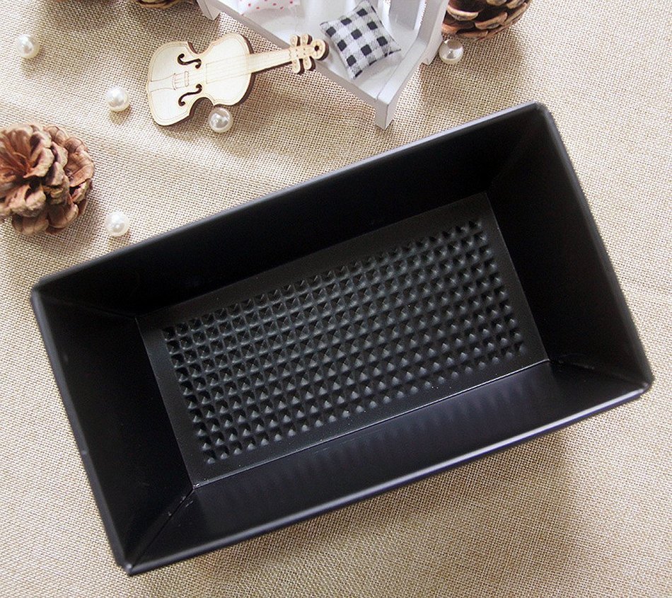 Meleg Otthon Nonstick Square Bread Loaf Pan , Perfect Meatloaf Pan