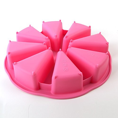 8 points Scones baking tools for cakes bake silicone molds para horno triangle mould bakeware
