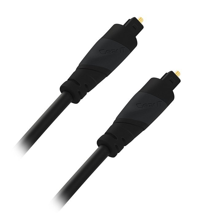 Toslink Digital Optical Audio Cable, GearIT Pro Series TOSLINK Digital Optical Audio Cable 50
