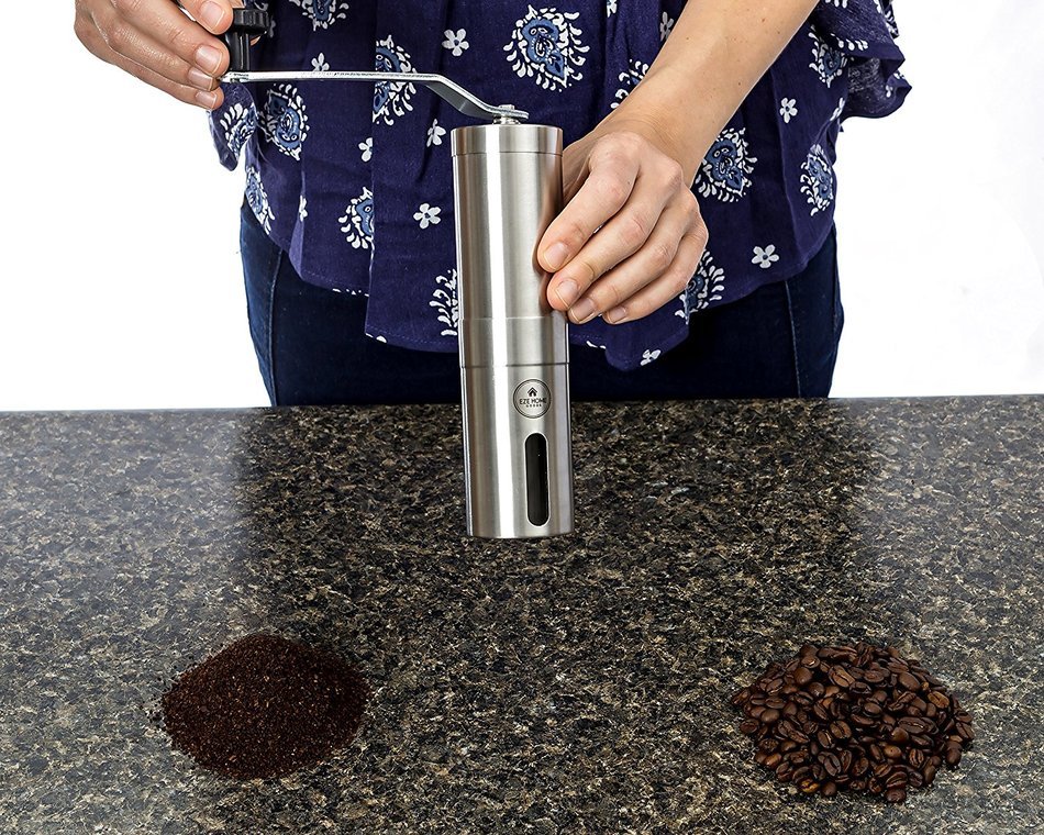 Most Consistent Hand Coffee Grinder & Coffee Press Ceramic Burr