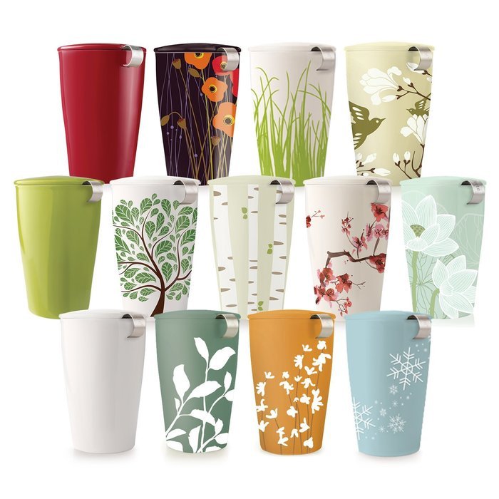 Tea Forté KATI Single Cup Loose Leaf Tea Brewing System, Insulated